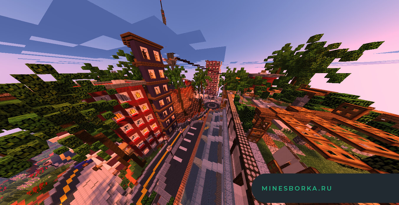 Город для вашего сервера Minecraft | Мини-Город для Майнкрафт сервера | Город для рп сервера