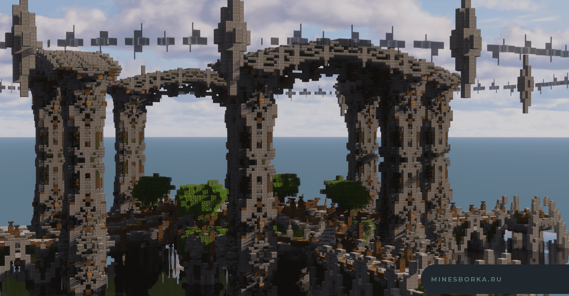 Скачать красивое лобби для сервера MineCraft 1.14.4 и выше