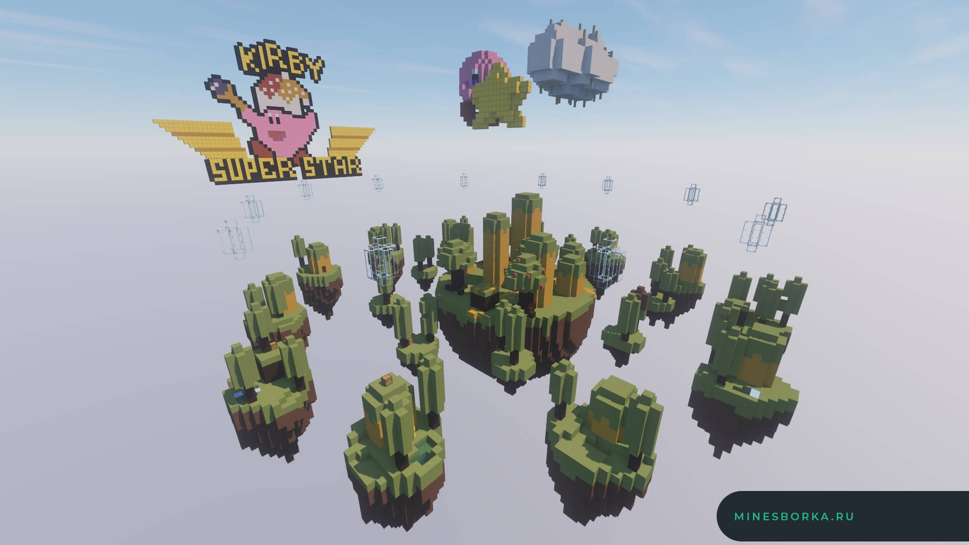 10 КАРТ | Чудные арены мини-игры SkyWars для сервера Minecraft 1.12+