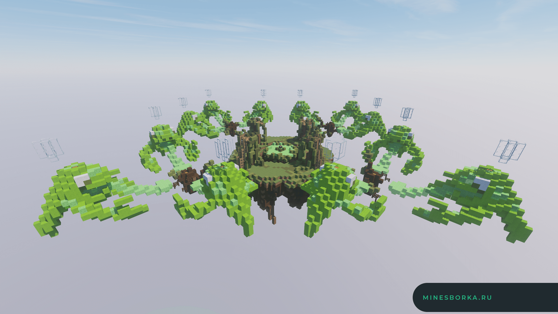 Скачать необычную SkyWars арену для Minecraft