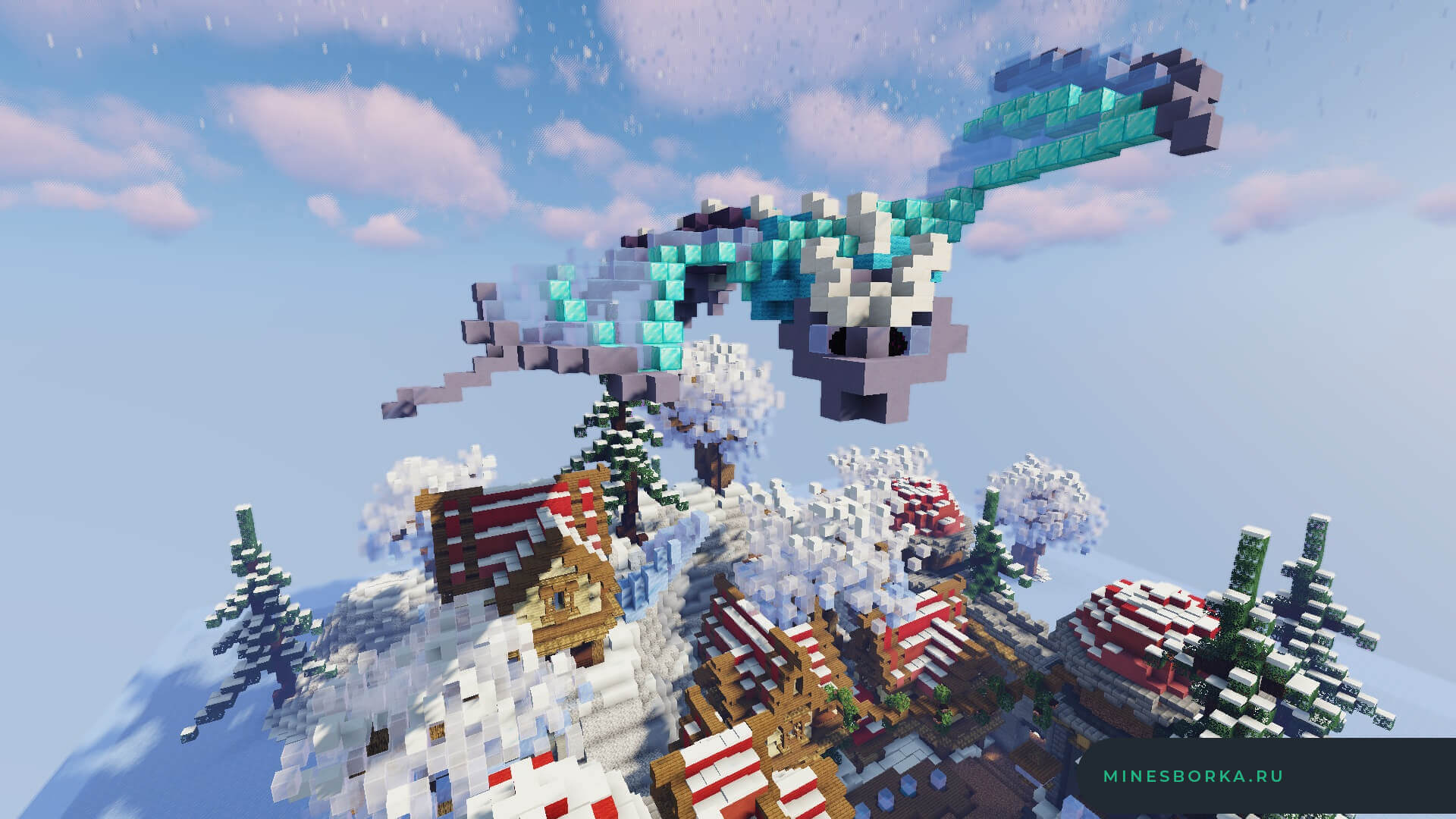 Winter лобби для сервера Minecraft 1.16+