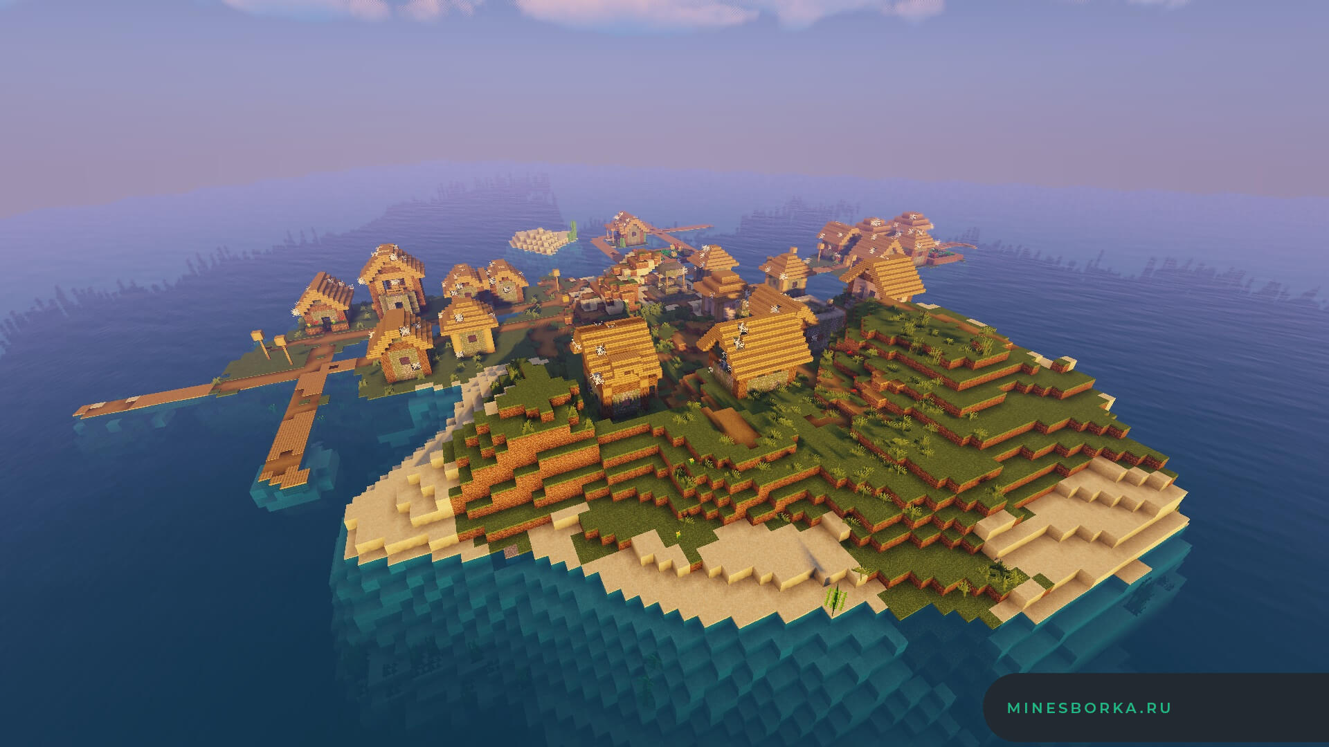 Сид для Minecraft | Заброшенная деревня [1.16+]