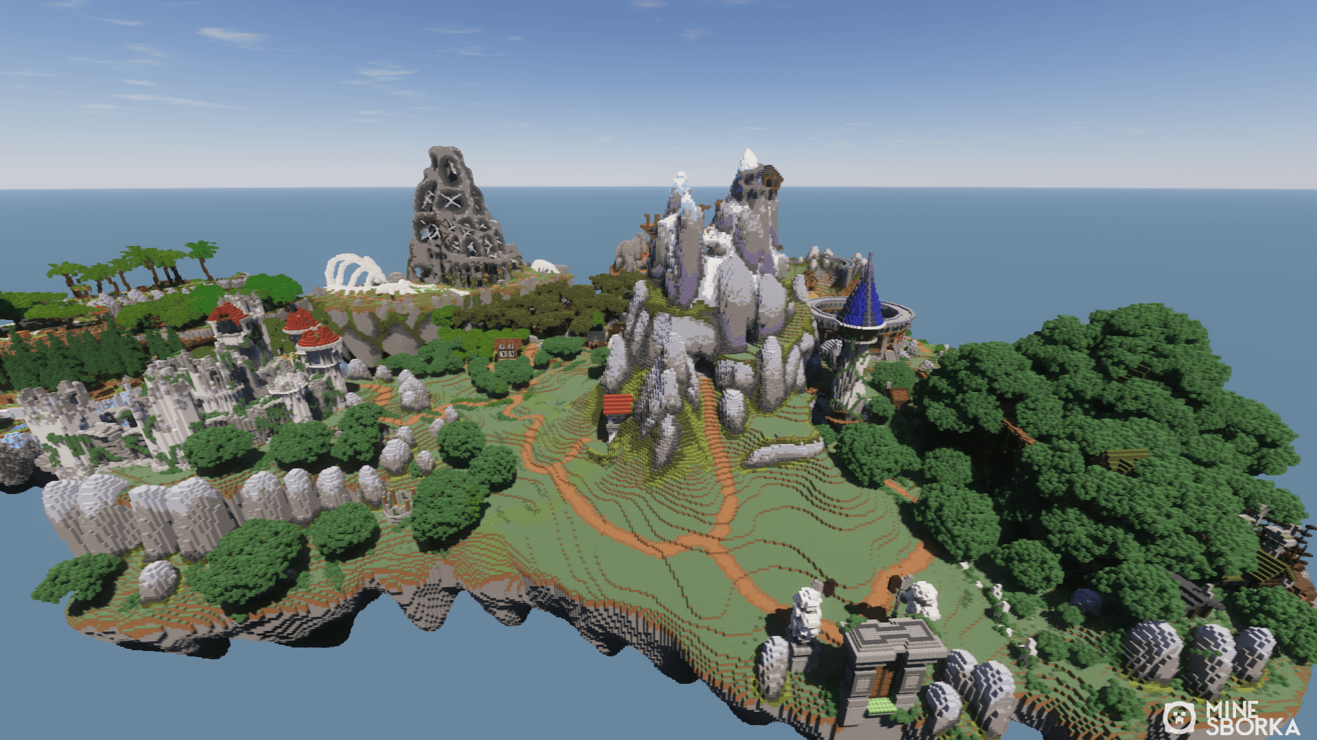Слив RPG спавна сервера 1Mine для Minecraft